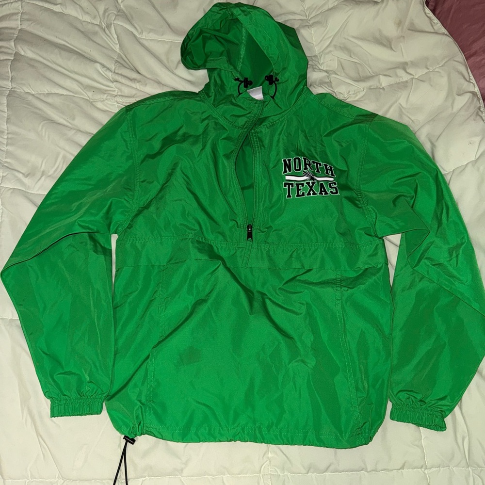 Green North Texas Windbreaker